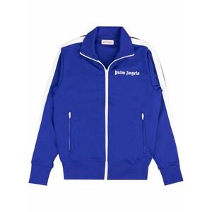 Palm Angels Blue/White Zip Up Streetwear Unisex Classic Track Jacket